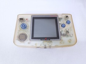 Neogeo Pocket Color Crystal White Boxed Console SNK CIB w/Button battery Tested
