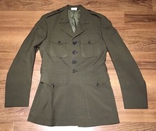 Vintage US Marine Corps Service Alpha Dress Uniform Jacket Men s Size 38 Regular