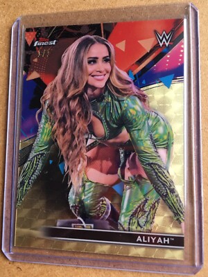 2021 Topps Finest WWE Aliyah 1/1 Superfractor Chrome | eBay