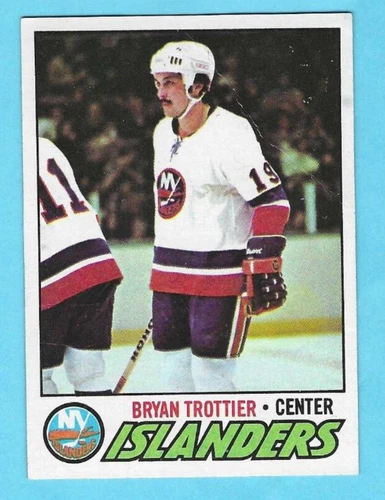 1977-78 Topps 105 Bryan Trottier New York Islanders! VG-EX! *SET BREAK*