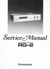 Manuale di servizio per Pioneer RG-2 