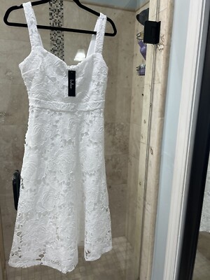 amy lace dress Amy Hand Embroidered Lace Dress main image 1