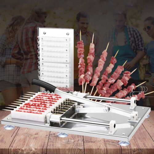Manual Mutton Kebab BBQ Skewer String Making Machine Meat Skewer Barbecue Tools