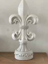 White fiberglass statue