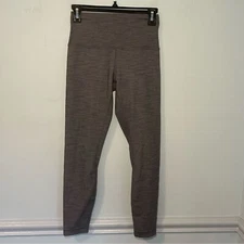 Lululemon Gray Jacquard Align II 25” Leggings Size 6