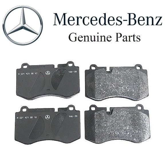 Juegos de pastillas de freno delanteras y traseras y kit de 2 sensores OES para Mercedes C216 CL W221 S R230 Foto 2 de 4