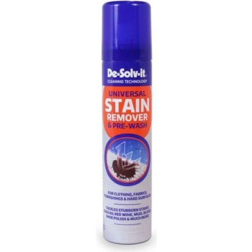De-Solv It Universal Stain Remover Pre-Wash Clothing Fabric Furnishing 100ml