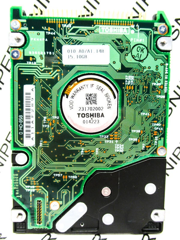 Toshiba 15GB MK1517GAP IDE HDD2157 P ZF01 T Laptop Hard Drive - WIPED & TESTED! - Image 2 of 4