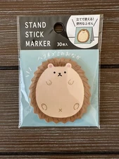 Mind Wave Stand Sticky Notes [Hedgehog] Made in Japan