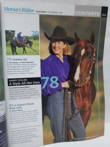 Horse & Rider Magazine September 2004 Western Riding and Training Horses - Picture 2 of 4