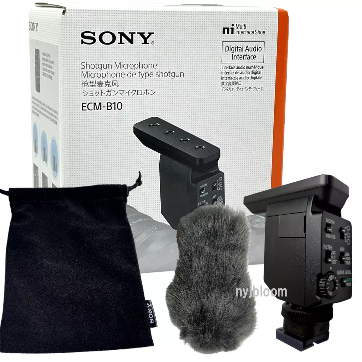 New SONY ECM-B10 Camera-Mount Digital Shotgun Microphone | eBay