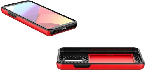For Motorola Moto E7 /E 2020 Credit Card Wallet Slot Case Rubber Hybrid Cover - Picture 30 of 33