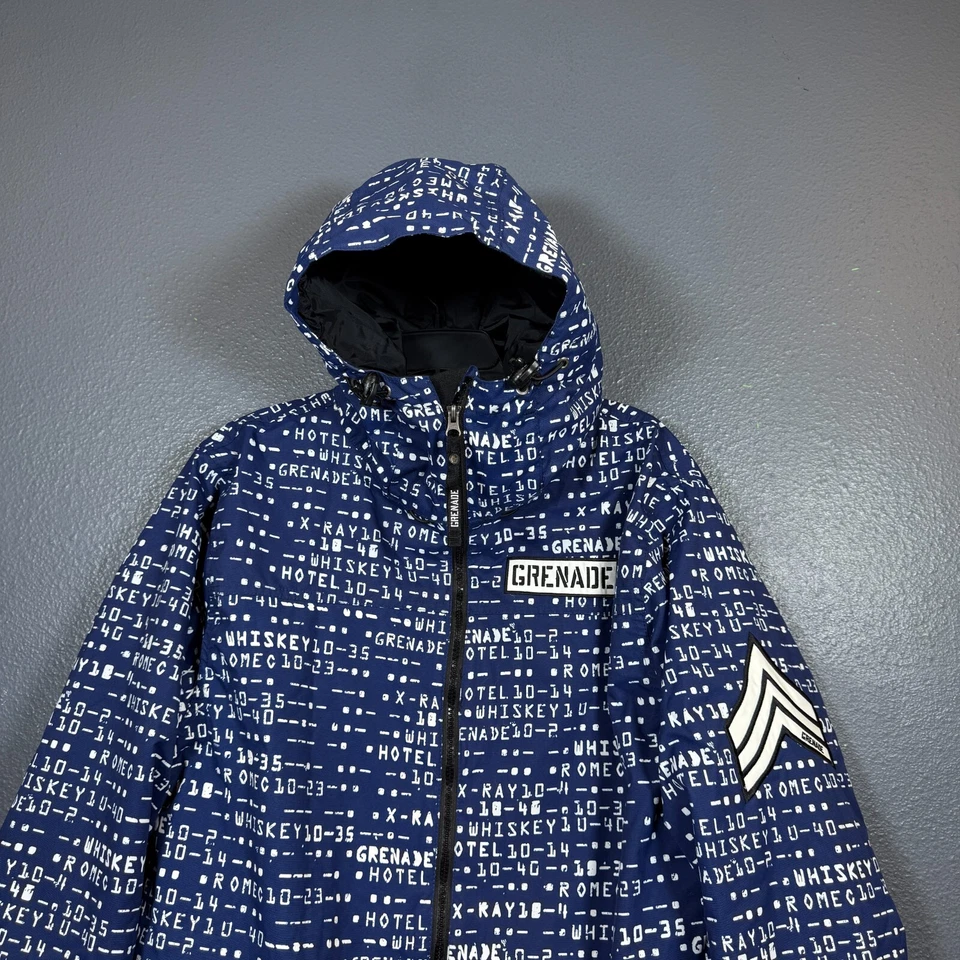 GRENADE M Hombre Chaqueta Esquí Azul FATIGUE PROJECT Exterior Snowboard Foto 2 de 4