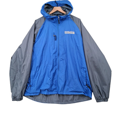 Charlotte Tarpons Ohio Pyle Windbreaker Jacket Mens XXL Colorblock Hooded Rain