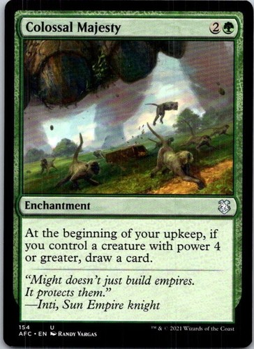 Magic the Gathering Colossal Majesty Adventures in Forgotten Realms Commander