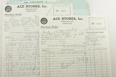 1929 Lamson Goodnow Ace Stores Inc Waukegan IL Orders Ephemera P1178J | eBay