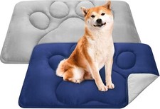 2 Pack Dog Crate Pad Dog Bed Kennel Mat with Non-slip for Sleeping 23"x36"