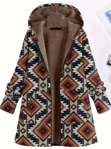 Solid Hooded Teddy Coat, Casual Long Sleeve Open Front Warm Outerwear, Women's C - Picture 12 of 38