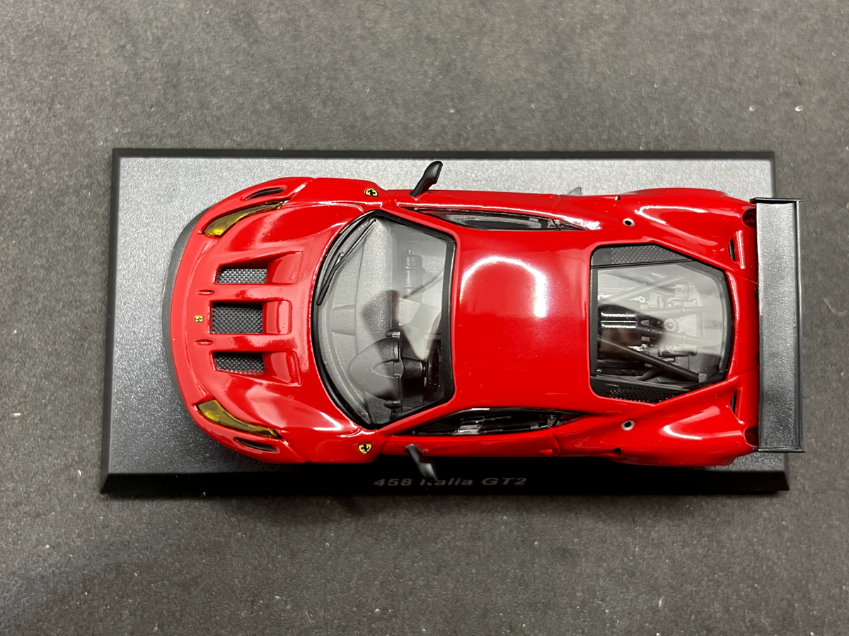1/64 Kyosho Ferrari Collection 12 458 Italia GT2 red diecast model