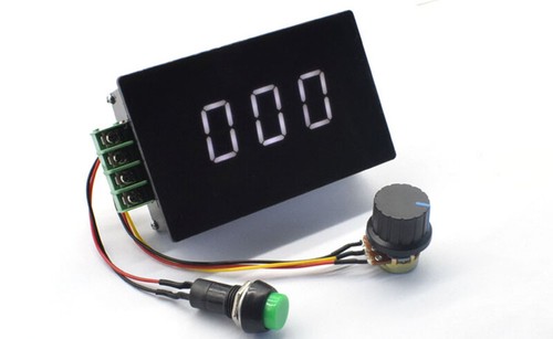 Controlador de velocidad del motor LED 6-60V 12V 24V 36V 48V 30A PWM DC módulo de interruptor ON OFF - Imagen 7 de 10
