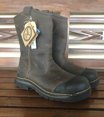 dr martens steel toe boots size 9