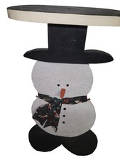 Wooden Snowman Table Decor Great for Country accent