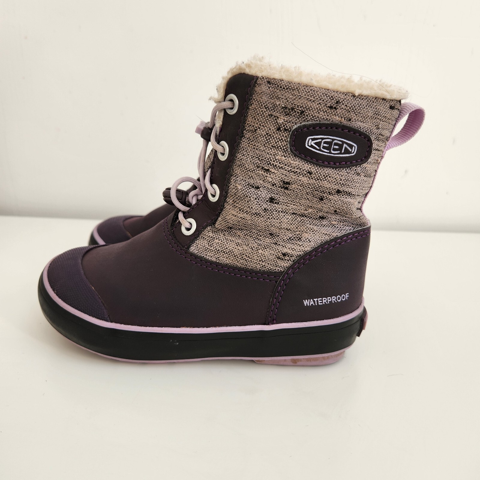 Stivali da neve impermeabili KEEN viola bambina taglia 11