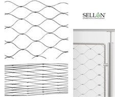 Acciaio Inox Fil di Ferro Rete Metallica Griglia AISI316 Set Clip