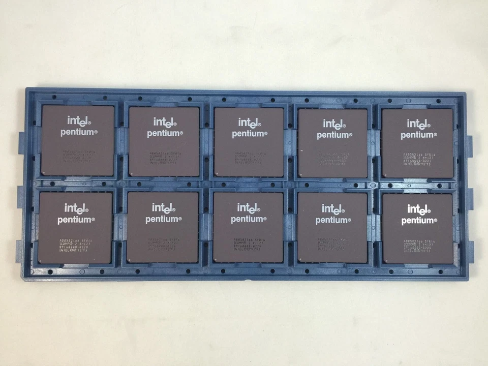 NEW Intel Pentium 166 MHZ CPU Vintage A80502166 1993 Ceramic SY016 SY017 P166 - Image 2 of 4