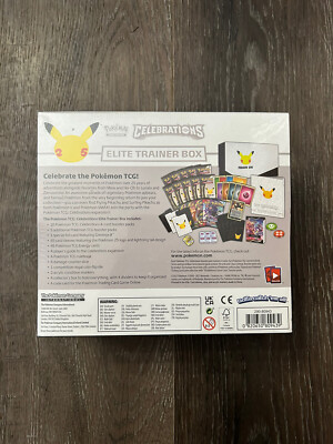 Pokémon Celebrations Elite Trainer Box ETB 25th Anniversary Sealed