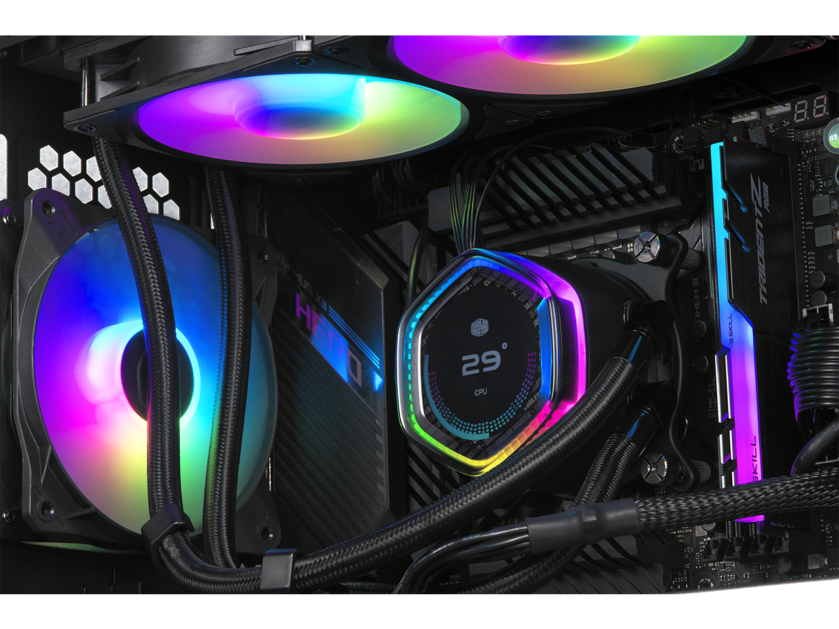 Cooler Master MasterLiquid 360 ION LCD Display Close-Loop