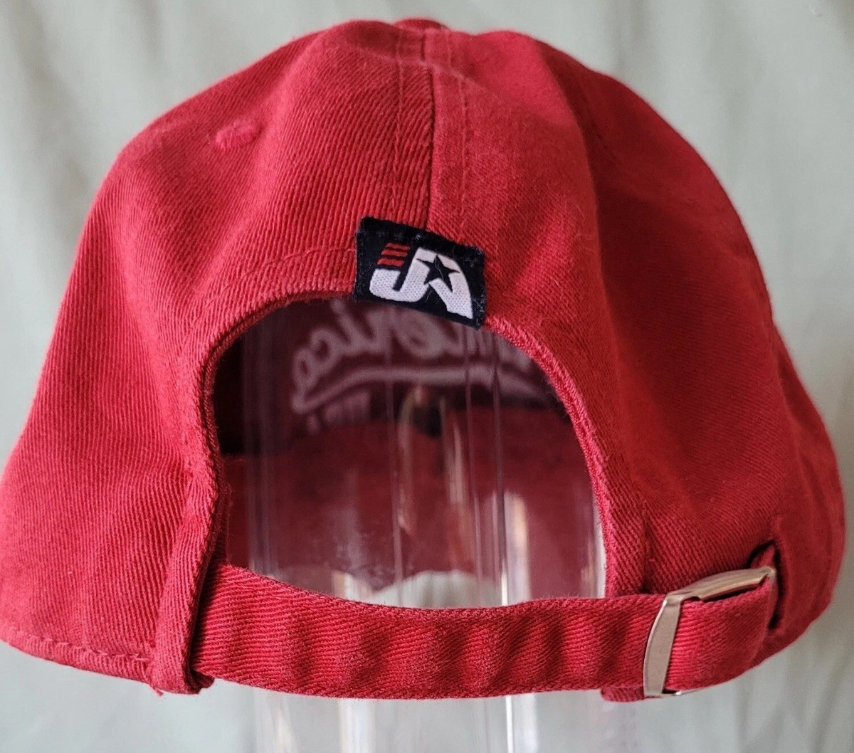 America USA Embroidered Red White Baseball Hat Cap J America View 3