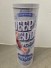Deep Eddy Vodka Limited Edition Pin Up Tin Canister Container w/LID 
