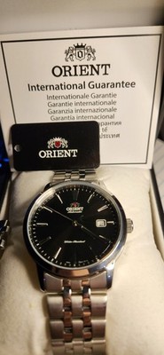 Orient Symphony III Men s Automatic 22J Black Dial Date SS Bracelet 50m WR