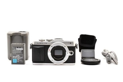 [Exc+5, Shutter 2177] Olympus PEN Lite E-PL7 Mirrorless Camera Body Silver