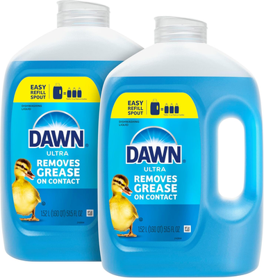 #ad Ultra Dish Soap Refill Jug Original Blue 51.5oz Pack of 2 $28.99