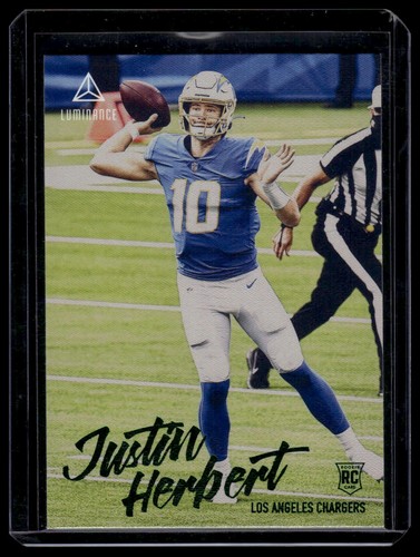 Justin Herbert #203 2020 Panini Chronicles Luminance card