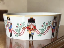 Block Spal Whimsy Christmas Nutcrackers vegetable serving bowl 1992 Portugal