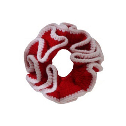 Comfortable Knitted Scrunchies With Color Contrast Detail Hair Accesories - Picture 16 of 16