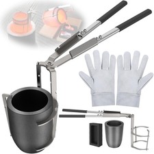 10kg Crucible Tongs Set for Melting Metal, Lifting  Pouring Tongs