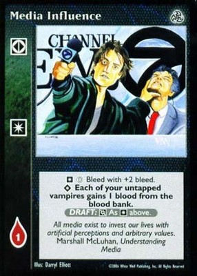 Media Influence - Action - Vampire VTES
