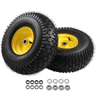 2PCS 15 x 6.00-6" Tires Assembly 464881 For John Deere Riding Mowers Replacement