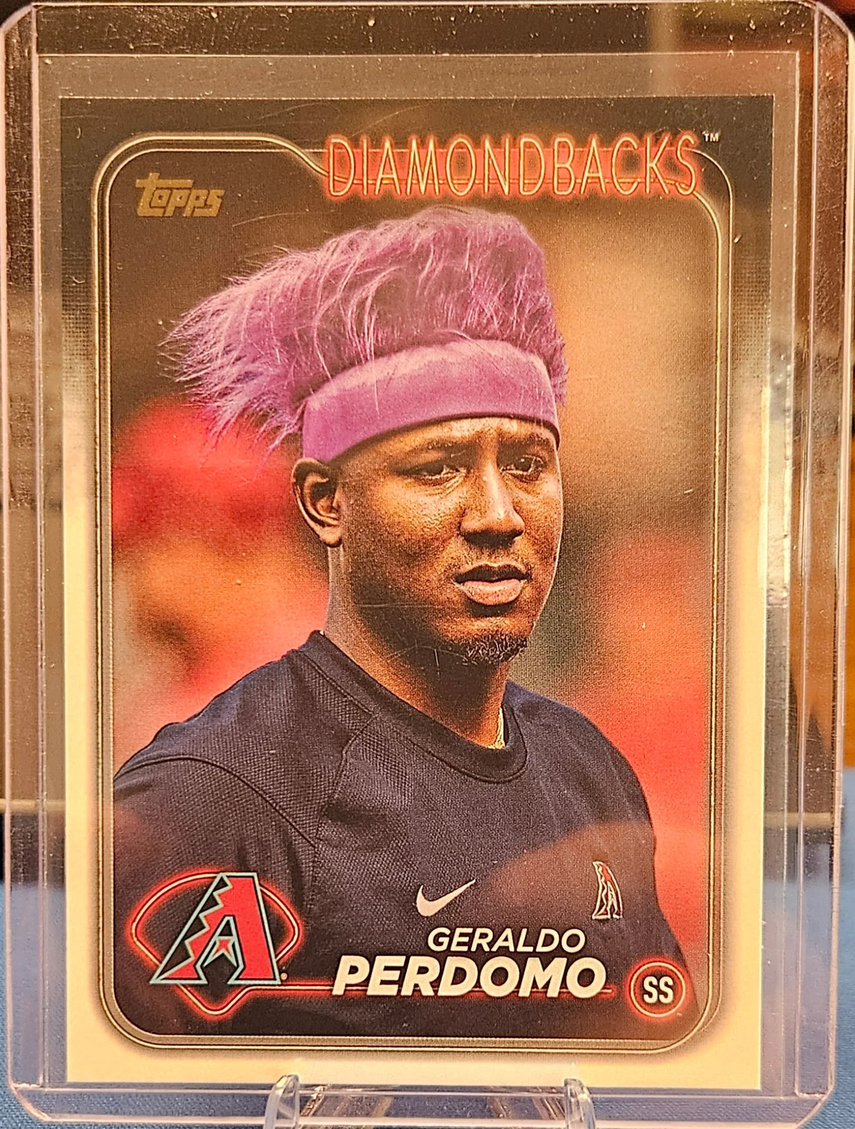 2024 Topps - Geraldo Perdomo #41 - Golden Mirror Variation