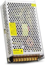 Aclorol 5V 40A 200W Power Supply 110V / 220V AC to DC 5V40A 200W, Metallic 