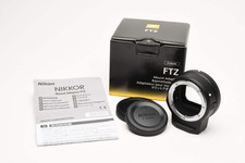Nikon FTZ Mount Adapter, Mint, Barely used w/Caps, Boxed