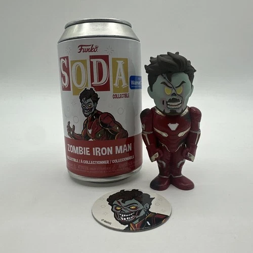 ZOMBIE IRON MAN Funko Pop! Soda Marvel Walmart Exclusive