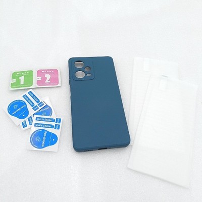 Xiaomi Redmi Note 12 Pro 5G Handyhülle 3 Stück Schutzfolie Tasche Case Set innov