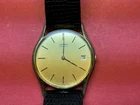 Vintage Seiko 7439-7009 All Over Gold Tone Mens Quartz Watch; Runs; New Battery