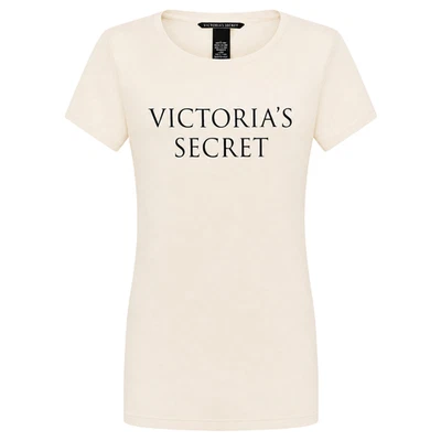 Victoria's Secret Light Beige Women's VS Logo Top Lounge Wear - Image 1 of 3