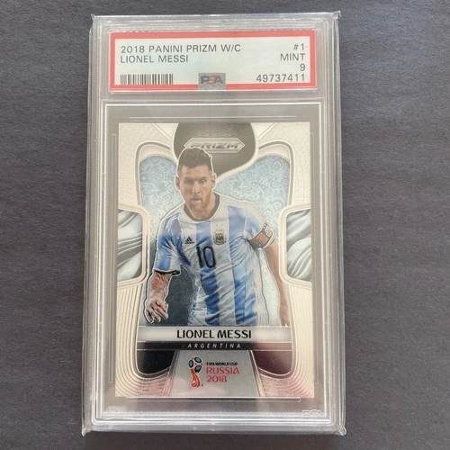 2018 Panini Prizm World Cup #1 Lionel Messi PSA 9